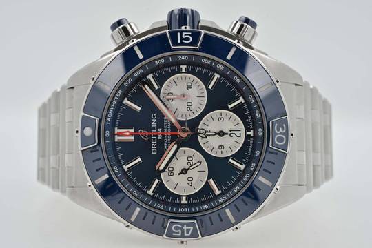  Breitling Chronomat Super Chronomat 44 B01 AB0136161C1A1 Blue Dial 