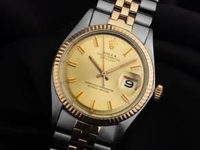 Thumbnail von Rolex Datejust 36 Ref.1601 Box&Beschreibung 1964 sehr gut Vintage Datejust