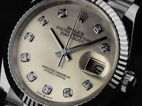Thumbnail von Rolex Datejust 36 Perlmutt Diamanten Ref.126234 2025 Full Set Ungetragen Datejust Perlmutt Diamanten