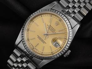 Thumbnail von Rolex Datejust 36 Ref.16220 1987 Box&Beschreibung sehr gut Vintage Datejust Stahl open 6/9