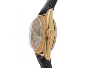 Thumbnail von Rolex Oyster Perpetual Bubble Back Ref.4486 1958 original Box sehr gut Vintage Oyster Perpetual Bubble Back Lady 18kt Gelbgold