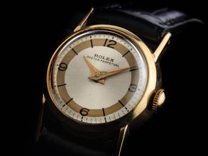 Thumbnail von Rolex Oyster Perpetual Bubble Back Ref.4487 Bj.1959 original Box original Vintage Unpoliert Oyster Perpetual Bubble Back Lady