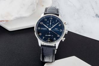 Thumbnail von IWC Portugieser Chronograph Steel Automatic Men's Watch Ref. IW371447