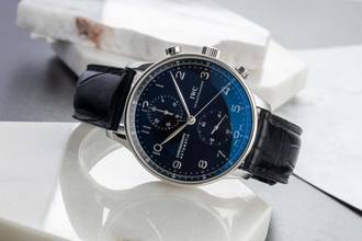 Thumbnail von IWC Portugieser Chronograph Steel Automatic Men's Watch Ref. IW371447