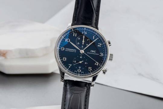  IWC Portugieser Chronograph Stahl Automatik Herrenuhr Ref. IW371447 