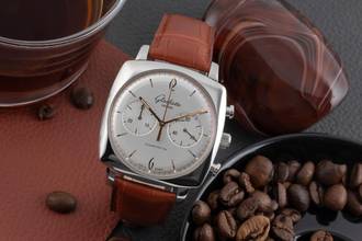 Thumbnail von Glashütte Original Sixties Square Chronograph Senator Sixties Square Chronograph 1-39-34-03-32-04 Box