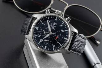 Thumbnail von IWC Pilot's Watch Chronograph Pilot Chronograph Steel Automatic Ref. IW378001 B&P 2023