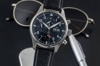 IWC Pilot's Watch Chronograph Pilot Chronograph Steel Automatic Ref. IW378001 B&P 2023