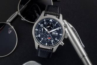 Thumbnail von IWC Pilot's Watch Chronograph Pilot Chronograph Steel Automatic Ref. IW378001 B&P 2023
