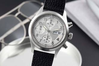 IWC Pilot's Watch Spitfire Chronograph Pilot Chronograph Steel Automatic Ref. IW370621 Classic