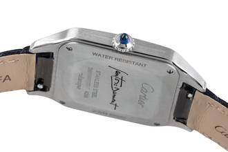 Thumbnail von Cartier Santos Dumont Black Lacquer Manual Wind Men's Watch Ref. WSSA0046 B&P 2024
