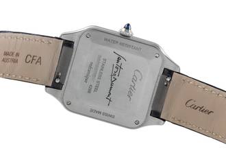 Thumbnail von Cartier Santos Dumont Black Lacquer Manual Wind Men's Watch Ref. WSSA0046 B&P 2024
