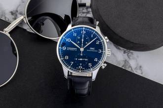 Thumbnail von IWC Portugieser Chronograph Steel Automatic Men's Watch Ref. IW371447