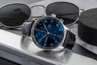 Thumbnail von IWC Portugieser Chronograph Steel Automatic Men's Watch Ref. IW371447