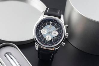Thumbnail von Breitling Transocean Chronograph Unitime Automatic Steel Ref. AB0510U4/BB62 B&P