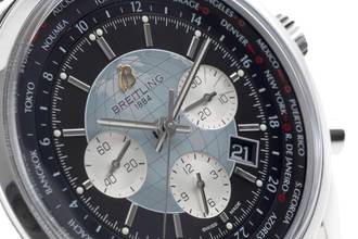 Thumbnail von Breitling Transocean Chronograph Unitime Automatic Steel Ref. AB0510U4/BB62 B&P