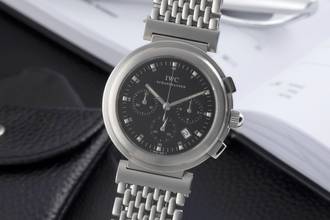 Thumbnail von IWC Da Vinci Chronograph Date Stainless Steel Quartz Men's Watch Ref. IW3728-05