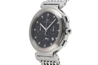 Thumbnail von IWC Da Vinci Chronograph Date Stainless Steel Quartz Men's Watch Ref. IW3728-05