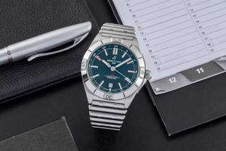 Thumbnail von Breitling Chronomat GMT 40 Steel Automatic Ref. A32398101B1A1 Box & Papers