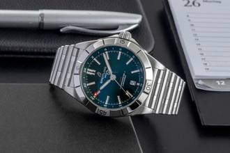 Thumbnail von Breitling Chronomat GMT 40 Steel Automatic Ref. A32398101B1A1 Box & Papers