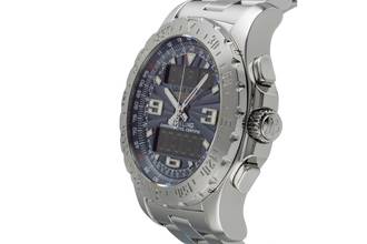 Thumbnail von Breitling Airwolf Chronograph Black Dial Stainless Steel Quartz Men's Watch Ref. A78363