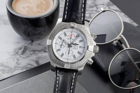  Breitling Super Avenger Chronograph Automatik Stahl Ref. A13375 Limited 