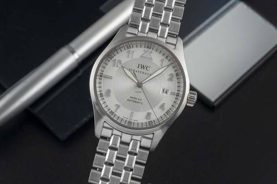  IWC Fliegeruhr Mark Pilot´s Watch Mark XVI Stahl Automatik Ref. IW325505 B&P 2017 