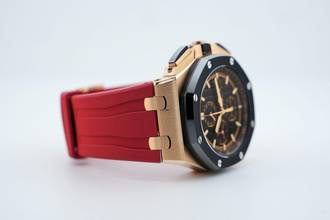 Thumbnail von Audemars Piguet Royal Oak Offshore Chronograph 44MM - Rose Gold - Ceramic Bezel - 26401RO.OO.A002CA.02 2017