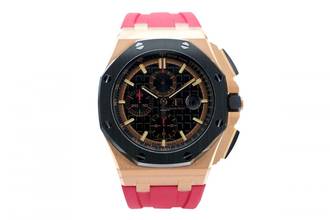 Thumbnail von Audemars Piguet Royal Oak Offshore Chronograph 44MM - Rose Gold - Ceramic Bezel - 26401RO.OO.A002CA.02 2017