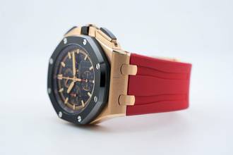 Thumbnail von Audemars Piguet Royal Oak Offshore Chronograph 44MM - Rose Gold - Ceramic Bezel - 26401RO.OO.A002CA.02 2017