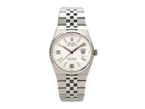  Rolex Land-Dweller 36 Oystersteel Weißgold Ref. 127234 Tiefweiß Wabe Flat Jubile-Band 