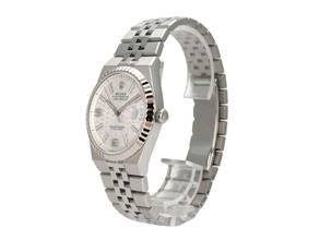 Thumbnail von Rolex Land-Dweller 36 Oystersteel Weißgold Ref. 127234 Tiefweiß Wabe Flat Jubile-Band