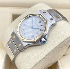 Thumbnail von Cartier Santos Ronde Stahl/Gold 30mm with Papers year:1994 Top Condition