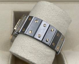 Thumbnail von Cartier Santos Ronde Stahl/Gold 30mm with Papers year:1994 Top Condition