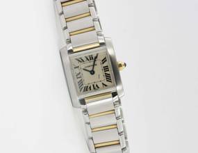 Thumbnail von Cartier Tank Française Stahl / Gelbgold