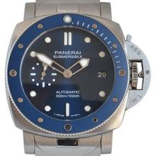 Thumbnail von Panerai Luminor Submersible 42MM PAM01068 Blue notte Automatic Full Set