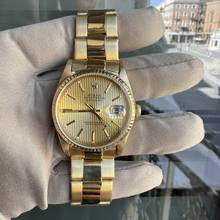 Thumbnail von Rolex Datejust 16238 Tapestry champagne dial Full Set TOP Condition