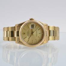 Thumbnail von Rolex Datejust 16238 Tapestry champagne dial Full Set TOP Condition