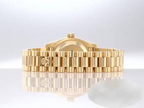 Thumbnail von Rolex Lady-Datejust 179138 2005 Gelbgold 750 Diamanten Automatik 18kt Yellow Gold President-band Chronometer Oyster