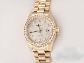 Rolex Lady-Datejust 179138 2005 Yellow Gold 750 Diamonds Automatic Gold