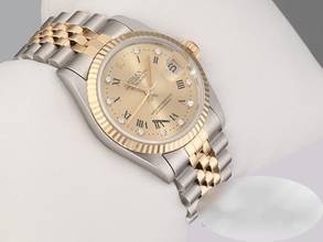 Thumbnail von Rolex Datejust Medium Stahl Gelbgold 750 Diamanten Automatik Gold Stahl Stainless Steel 18kt Yellow Gold Jubilé-band Chronometer Oyster