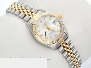 Thumbnail von Rolex Lady-Datejust Edelstahl Gelbgold 750 Diamanten Automatik Gold Stahl Stainless Steel 18kt Yellow Gold Jubilé-band Chronometer Oyster