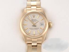 Thumbnail von Rolex Lady-Datejust Gelbgold 750 Automatik 18kt Yellow Gold Damen Damenuhr Oyster-band Chronometer