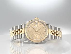 Thumbnail von Rolex Datejust 31 31mm 68273 Stahl Gelbgold 750 Diamanten Automatik Stainless Steel 18kt Yellow Gold Jubilé-band Chronometer