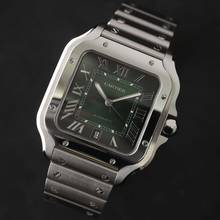 Thumbnail von Cartier Santos Large Green WSSA0062