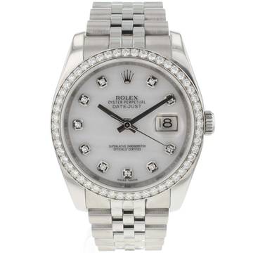  Rolex Datejust 36 Jubilee MOP Diamonds 