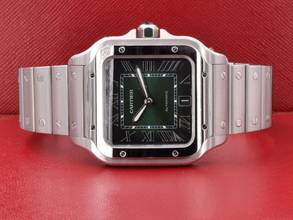 Thumbnail von Cartier Santos Large Green Dial Wssa0062 New 2026