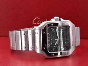 Thumbnail von Cartier Santos Large Green Dial Wssa0062 New 2026