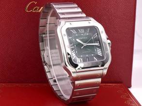 Thumbnail von Cartier Santos Large Green Dial Wssa0062 New 2026