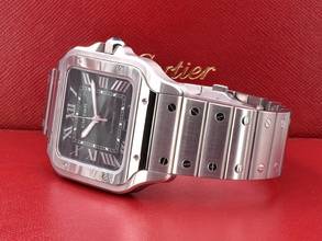 Thumbnail von Cartier Santos Large Green Dial Wssa0062 New 2026